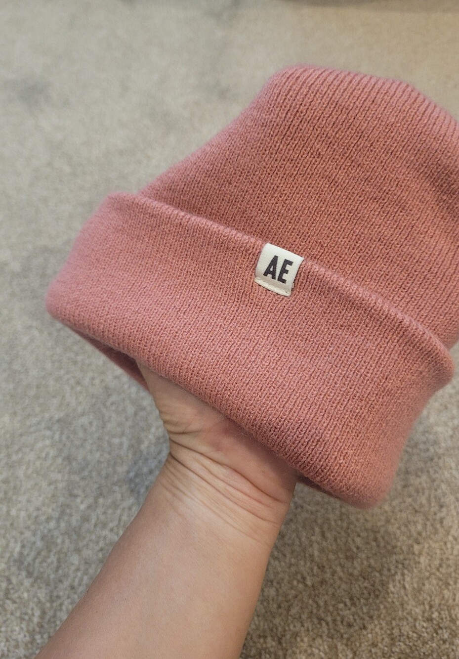 American Eagle Womens Pink Beanie